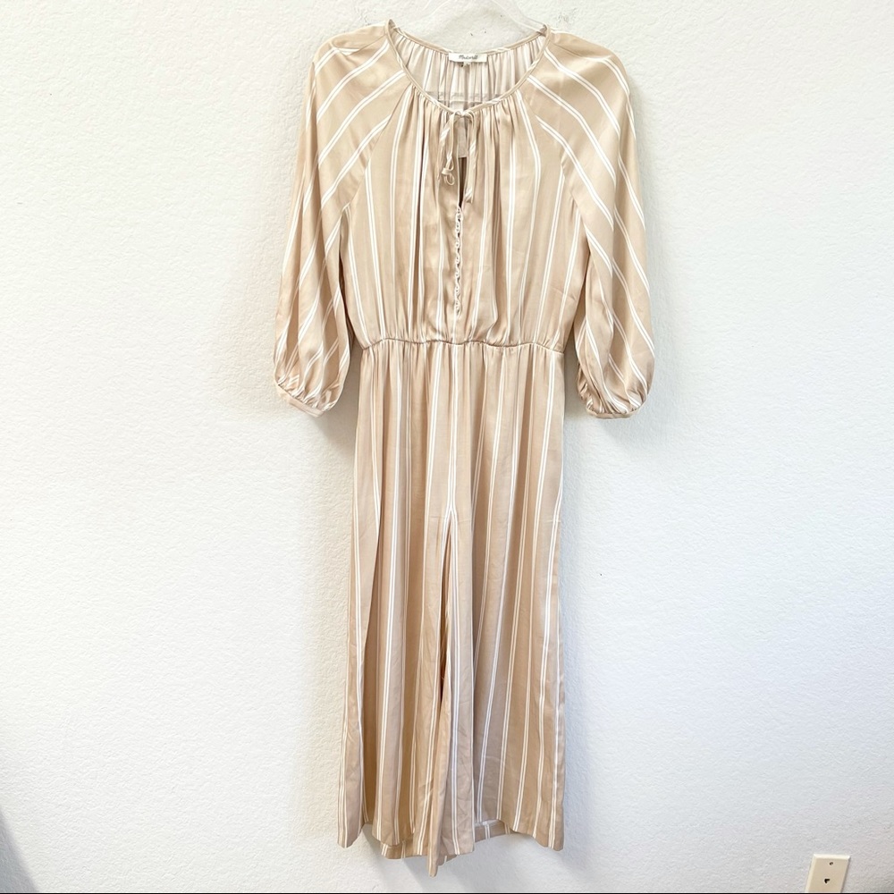Madewell Striped Cypress Jumpsuit Sz Small - Picture 3 of 7